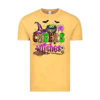 Vintage Mustard Cheers witches Vintage Tee - Zillion Design Studio