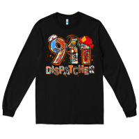Black 911 dispatcher Long Sleeve Tee - AdoDesignShop