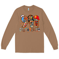 Toasted Coconut 911 dispatcher Long Sleeve Tee - AdoDesignShop