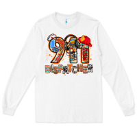 White 911 dispatcher Long Sleeve Tee - AdoDesignShop