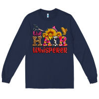 Navy hair whisperer Long Sleeve Tee - AdoDesignShop
