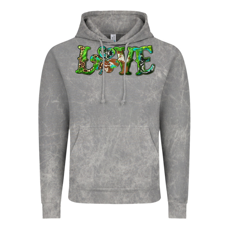 Love With Shamrock Vintage Hoodie by RanaPortraitStore | Teevron