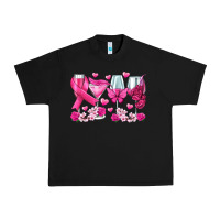 Black breast cancer wine glasses Urban Heavy Tee - texasbilliewilder