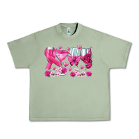 Oil Green breast cancer wine glasses Urban Heavy Tee - texasbilliewilder