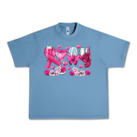 Pebble Blue breast cancer wine glasses Urban Heavy Tee - texasbilliewilder