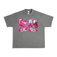 Breast Cancer Wine Glasses Urban Heavy Tee | Teevron