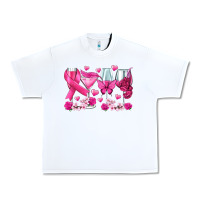 White breast cancer wine glasses Urban Heavy Tee - texasbilliewilder