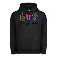 Pigment Black Peace Love Autism Urban Hoodie - Bettercallsaul