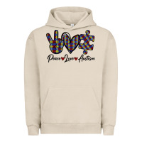 Pigment French Oak Peace Love Autism Urban Hoodie - Bettercallsaul