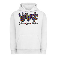 Pigment Lunar Rock Peace Love Autism Urban Hoodie - Bettercallsaul
