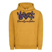 Pigment Peanut Butter Peace Love Autism Urban Hoodie - Bettercallsaul