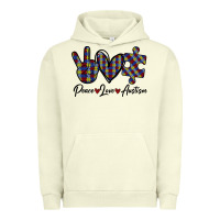 Pigment Pistachio Peace Love Autism Urban Hoodie - Bettercallsaul