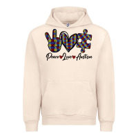Sandshell Peace Love Autism Urban Hoodie - Bettercallsaul