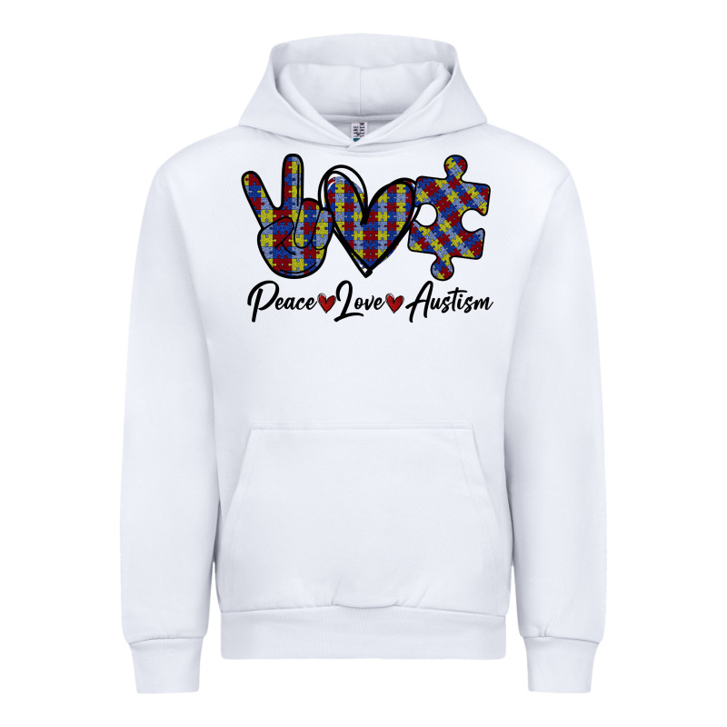 Peace Love Autism Urban Hoodie by Bettercallsaul | Teevron