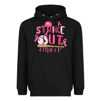Black strike out cancer baseball Heavyweight Hoodie - MaliasSmallBusiness