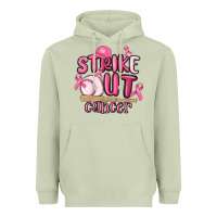Matcha strike out cancer baseball Heavyweight Hoodie - MaliasSmallBusiness