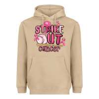 Mushroom strike out cancer baseball Heavyweight Hoodie - MaliasSmallBusiness