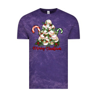 Cloud Purple merry christmas baseball Vintage Tee - RanaPortraitStore