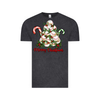 Vintage Black merry christmas baseball Vintage Tee - RanaPortraitStore