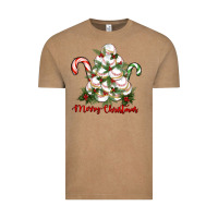 Vintage Coffee merry christmas baseball Vintage Tee - RanaPortraitStore