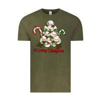 Vintage Olive merry christmas baseball Vintage Tee - RanaPortraitStore