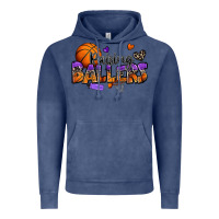 Vintage Denim raising ballers basketball Vintage Hoodie - Zillion Design Studio