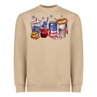 Mushroom 4th of july coffee cups Heavyweight Sweatshirt - texasbilliewilder