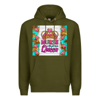 Army Green Nurse A Title Just Above Queen Tumbler Premium Hoodie - BundleAndBundleShop