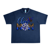 Navy Cheer mom Urban Heavy Tee - Zillion Design Studio