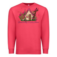 Cardinal church is my happy place Premium Sweatshirt - MaliasSmallBusiness