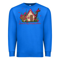 True Royal church is my happy place Premium Sweatshirt - MaliasSmallBusiness