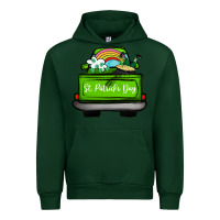 Forest Green St Patrick's Day Truck Urban Hoodie - Bettercallsaul