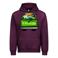 Mauve Wine St Patrick's Day Truck Urban Hoodie - Bettercallsaul