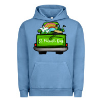 Pigment Pebble Blue St Patrick's Day Truck Urban Hoodie - Bettercallsaul