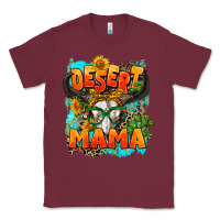 Burgundy desert mama   leopard Classic Tee - AdoDesignShop