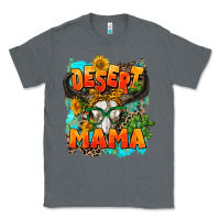 Charcoal Heather desert mama   leopard Classic Tee - AdoDesignShop