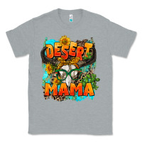 Heather Grey desert mama   leopard Classic Tee - AdoDesignShop