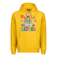 Lemon my first easter with baby bunny and eggs Premium Hoodie - AdoDesignShop