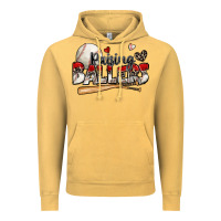 Vintage Mustard raising ballers baseball Vintage Hoodie - Zillion Design Studio