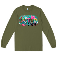 Army Green gastro crew Long Sleeve Tee - AdoDesignShop