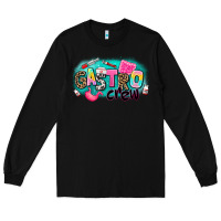 Black gastro crew Long Sleeve Tee - AdoDesignShop