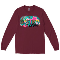 Burgundy gastro crew Long Sleeve Tee - AdoDesignShop