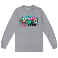 Heather Grey gastro crew Long Sleeve Tee - AdoDesignShop