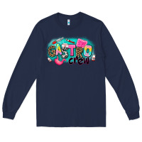 Navy gastro crew Long Sleeve Tee - AdoDesignShop