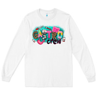 White gastro crew Long Sleeve Tee - AdoDesignShop