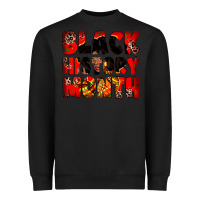Black black history month Heavyweight Sweatshirt - Zillion Design Studio