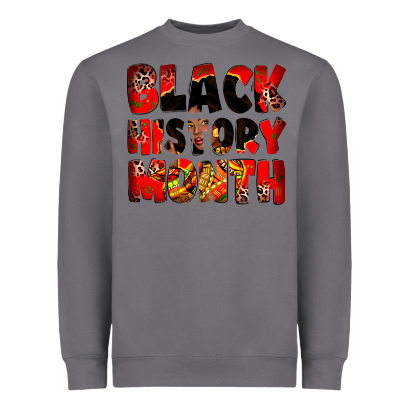Black History Month Heavyweight Sweatshirt by Zillion Design Studio | Teevron