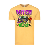 Vintage Mustard witch vibes Vintage Tee - Zillion Design Studio