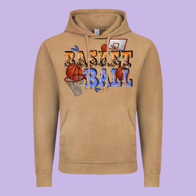 Basketball Vintage Hoodie Designed By Texasbilliewilder