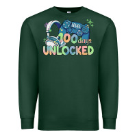 Sports Green level 100 days unlocked Premium Sweatshirt - MaliasSmallBusiness